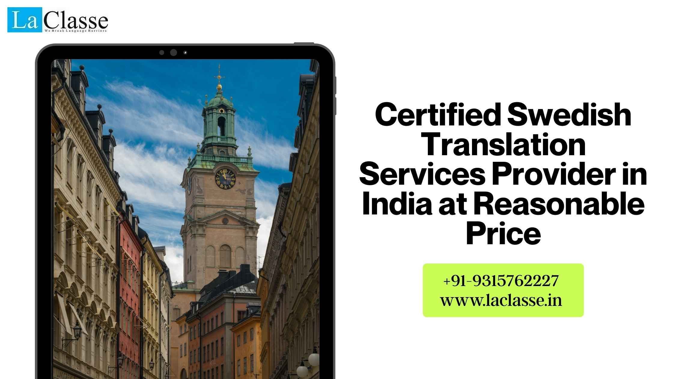Certified Swedish Translation Services Provider in India at Reasonable Price